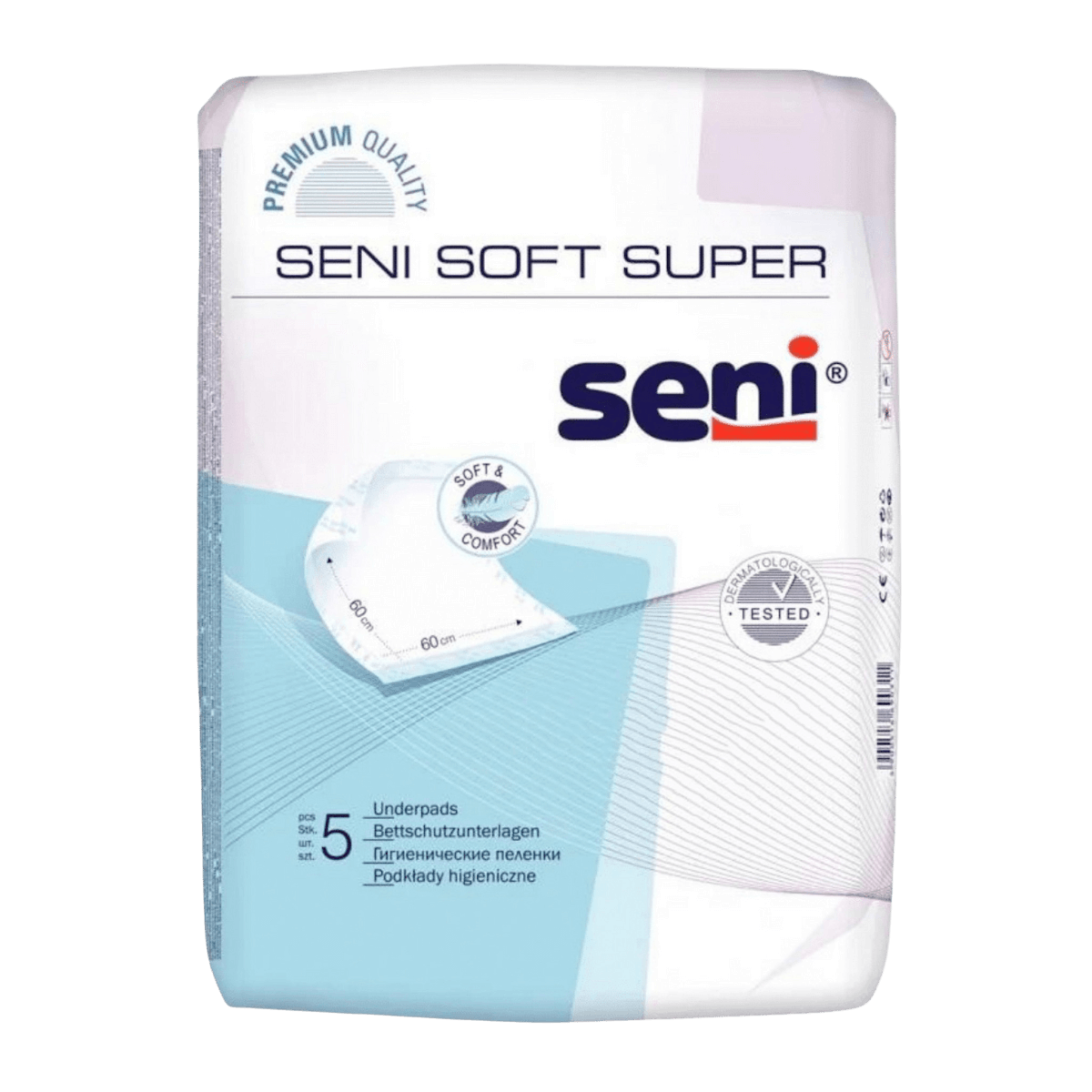 Podkłady higieniczne seni soft super 5szt