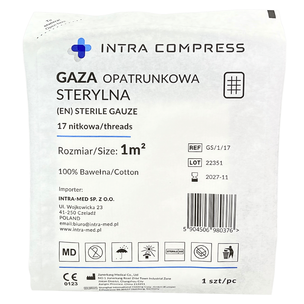 GAZA JAŁOWA 1M2 INTRAMED