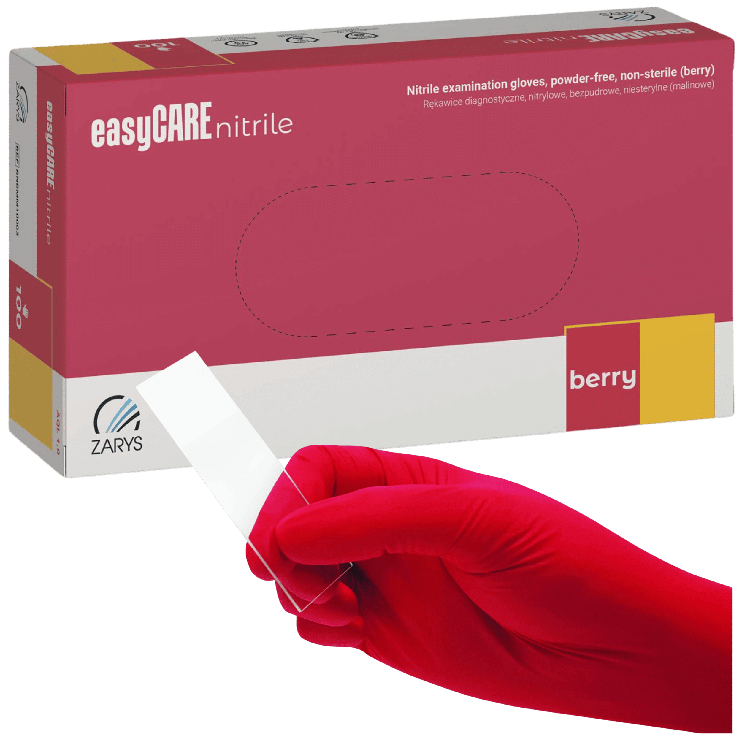 Rękawiczki malinowe easycare Berry